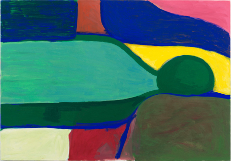 <i>Figure Sleeping</i>, 1979. Oil on canvas, 42 x 60 in.