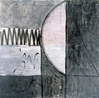 Harriet Korman - <i>Untitled</i>, 1996. Oil on linen, 72 x 72 in.