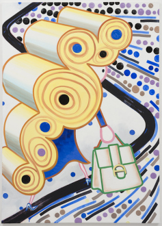 Marcus Weber – C&A - Carol, 2019. Oil on Canvas, 63 x 45.25 in.