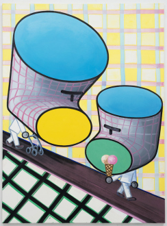 Marcus Weber – C&A - Werner & Albert, 2013. Oil on Canvas, 61 x 43 in.