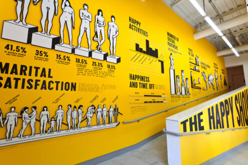 The Happy Show - Installation view, the Institute of Contemporary Art, Philadelphia. 