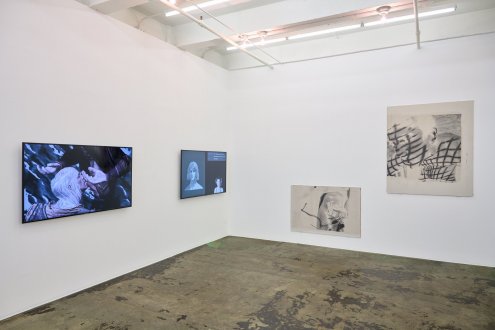 Unfurled, 2023 - Installation view of east and north walls. (Photo credit: Fernando Sandoval/MW)