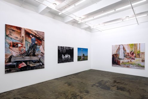 Kus + Libera - Installation view of east and south walls (photo credit: Fernando Sandoval/MW).