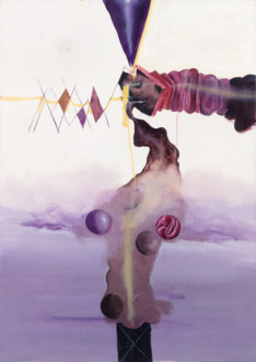 <i>Krzyż</i>, 2009. Oil on canvas, 120 x 85 cm.