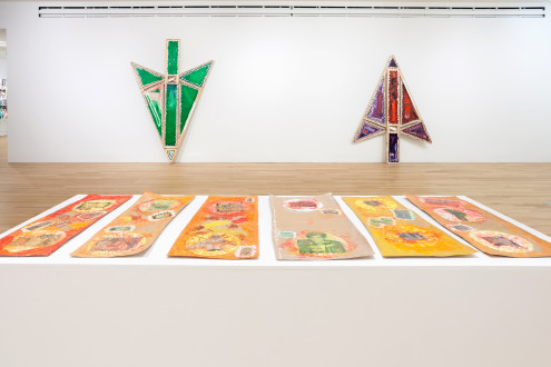 Mike Cloud – The Myth of Education - Mike Cloud: The Myth of Education, 2018. Installation view in the Logan Center Gallery. Courtesy of Logan Center Exhibitions, University of Chicago. Photo by RCH | EKH