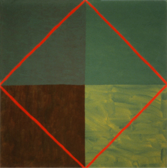 <i>Untitled</i>, 1997. Oil on linen, 36 x 36 in.