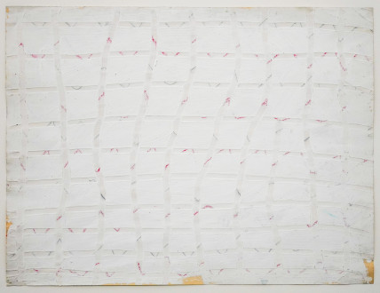 Notes on Painting: 1969 – 2019 - <i>Untitled</i>, 1971. Gesso and crayon on paper, 20.11 x 26.12 in.