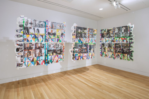 Mike Cloud – The Myth of Education - Mike Cloud: The Myth of Education, 2018. Installation view in the Logan Center Gallery. Courtesy of Logan Center Exhibitions, University of Chicago. Photo by RCH | EKH