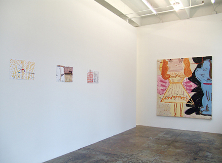 Rose Wylie – What with What - Installation view, project space.