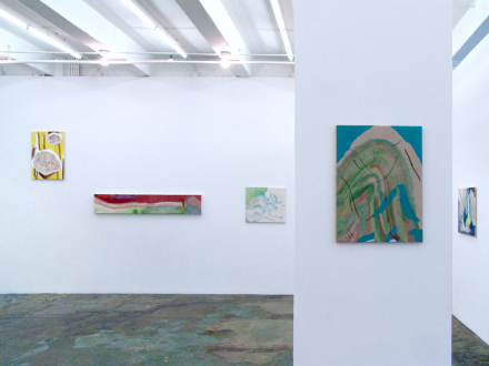 Installation view toward east wall.
