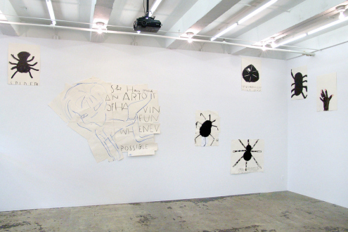 Rose Wylie – Girl and Spiders - 