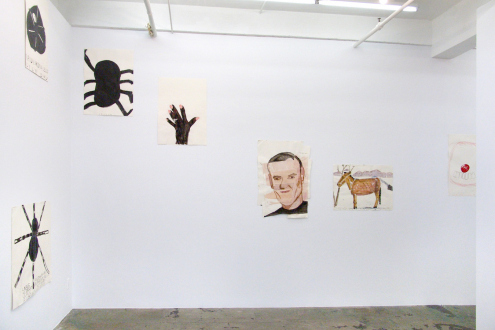 Rose Wylie – Girl and Spiders - 