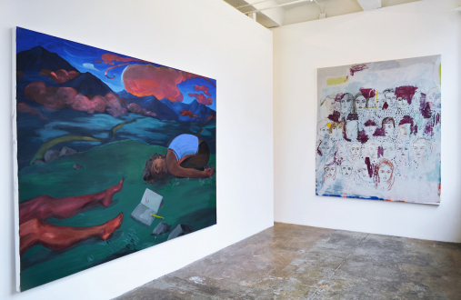 Painting Forward – Joan Brown, Charles Garabedian, Jackie Gendel, Haley Josephs, , Kyle Starver - Installation view