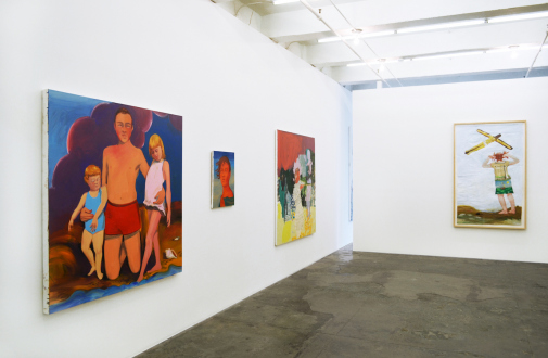 Painting Forward – Joan Brown, Charles Garabedian, Jackie Gendel, Haley Josephs, , Kyle Starver - Installation view