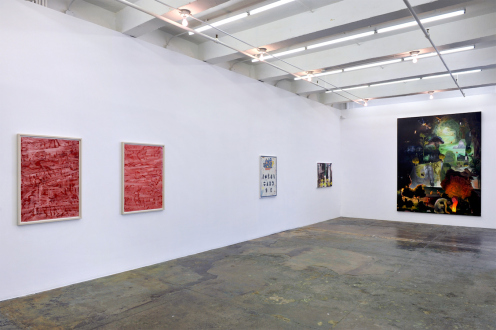 Spirited Densities – Ryan McLaughlin, Zach Nader, Ferdinand Penker, Emma Webster - Installation view: west and north