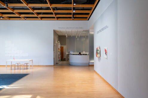Installation view of <i>After Structure</i>: Mike Cloud and Richard Tuttle exhibition at USF Contemporary Art Museum, Tampa. Photo: Christopher Harris.