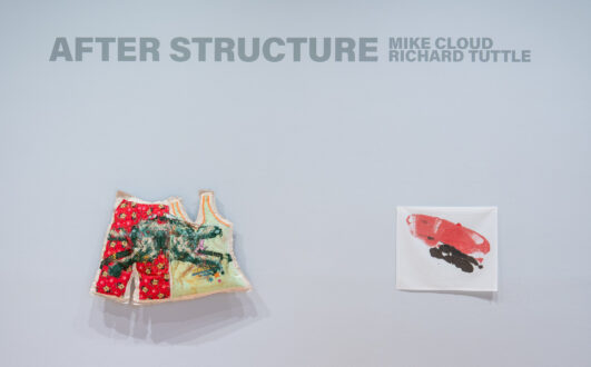 Installation view of <i>After Structure</i>: Mike Cloud and Richard Tuttle exhibition at USF Contemporary Art Museum, Tampa. Photo: Christopher Harris.