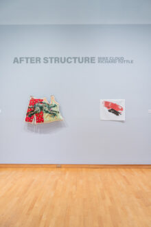 Installation view of <i>After Structure</i>: Mike Cloud and Richard Tuttle exhibition at USF Contemporary Art Museum, Tampa. Photo: Christopher Harris.