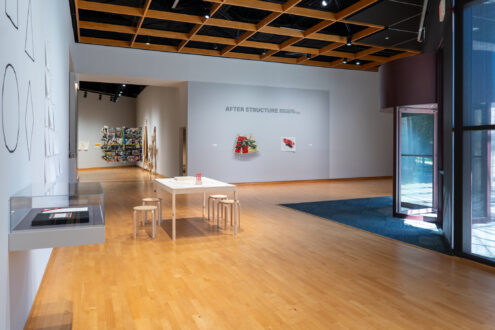 Installation view of <i>After Structure</i>: Mike Cloud and Richard Tuttle exhibition at USF Contemporary Art Museum, Tampa. Photo: Christopher Harris.