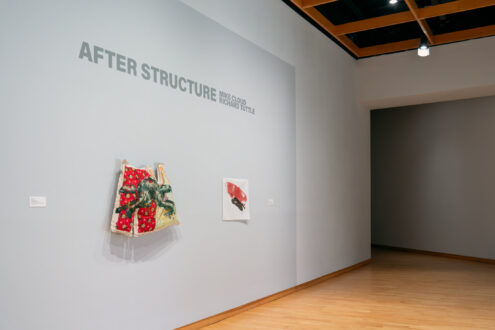 Installation view of <i>After Structure</i>: Mike Cloud and Richard Tuttle exhibition at USF Contemporary Art Museum, Tampa. Photo: Christopher Harris.