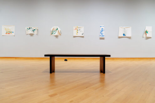Installation view of <i>After Structure</i>: Mike Cloud and Richard Tuttle exhibition at USF Contemporary Art Museum, Tampa. Photo: Christopher Harris.