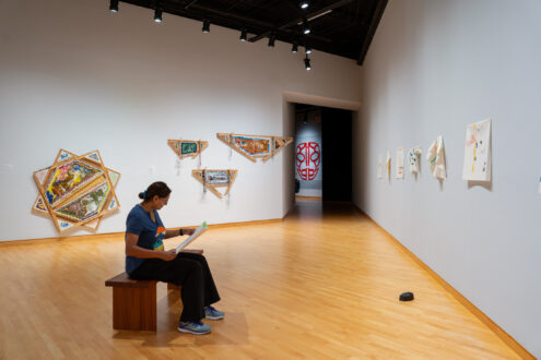 Installation view of <i>After Structure</i>: Mike Cloud and Richard Tuttle exhibition at USF Contemporary Art Museum, Tampa. Photo: Christopher Harris.