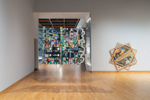 Installation view of <i>After Structure</i>: Mike Cloud and Richard Tuttle exhibition at USF Contemporary Art Museum, Tampa. Photo: Christopher Harris.