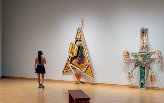 Installation view of <i>After Structure</i>: Mike Cloud and Richard Tuttle exhibition at USF Contemporary Art Museum, Tampa. Photo: Christopher Harris.