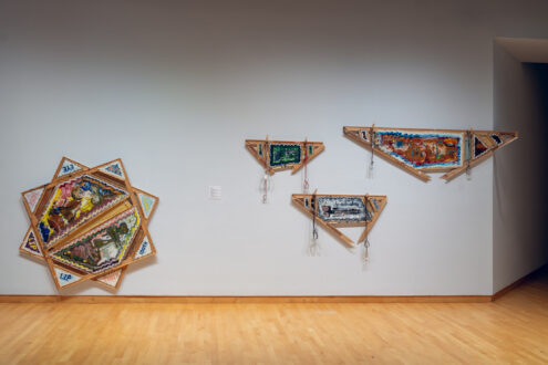 Installation view of <i>After Structure</i>: Mike Cloud and Richard Tuttle exhibition at USF Contemporary Art Museum, Tampa. Photo: Christopher Harris.