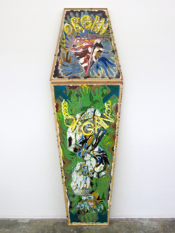 Dialog of Growth, 2014. Oil on canvas, 91.5 x 30.5 in