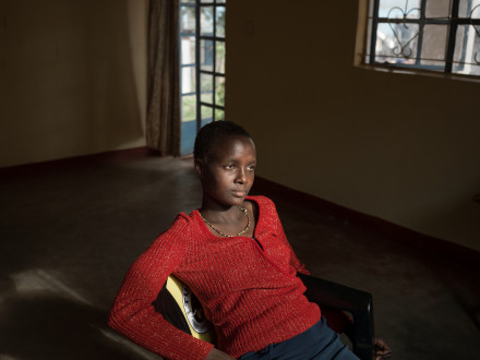 <i>Woman in Red</i>, 2015, Kenya. Edition of 5 + 2 AP, Inkjet print on Hahnemuhle paper, 135 x 180 cm. 