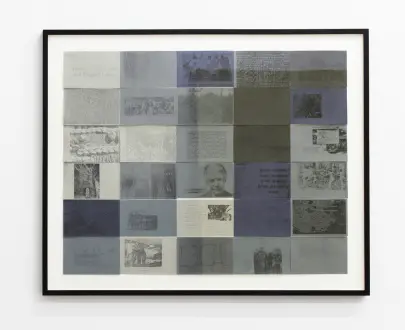 Andrea Bowers (American, b. 1965) Feminist Spirituality and Magical Politics Scrapbook, 2003 Photocopy on paper, 33 1/4 x 42 3/4 in (84.5 x 108.5 cm) Courtesy of the artist and Andrew Kreps Gallery.