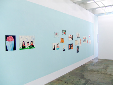 Installation view: West wall