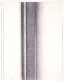 Adrian Piper – Early Drawings and Other Works - Adrian Piper Drawings about Papers and Writing about Words #20, 1967. Pencil
on paper, 11 x 8.5 in.