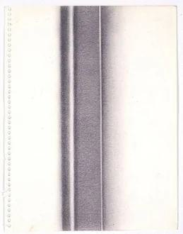 Adrian Piper Drawings about Papers and Writing about Words #20, 1967. Pencil
on paper, 11 x 8.5 in.