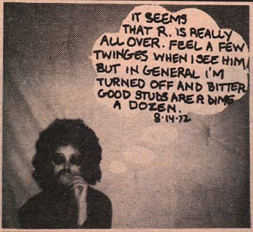 Adrian Piper Village Voice Ad No. 12, Published 8/29/1974. Part of a series of 17 ads published monthly on Gallery Page.