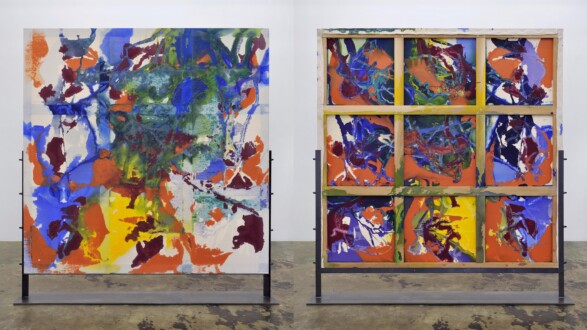 Dona Nelson – Double sided paintings - <i data-eio=