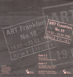 Art Frankfurt “New Attitudes” 1998 - 