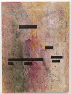 Bahar Behbahani, Consolidating the Plan, 2015-16. Mixed media on canvas, 72 x 54 in.