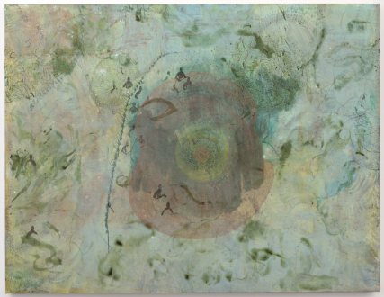 Bahar Behbahani – Garden Coup - Bahar Behbahani, Preliminary Steps, 2015-16. Mixed media on canvas, 57 x 74 in.