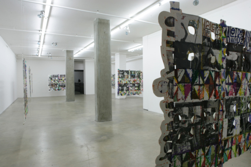 Mike Cloud, Quiltmaking & Over Production of Opposites, exhibition view, Max Protetch, New York