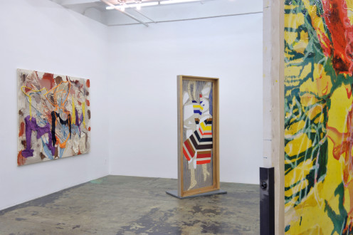 Installation view, looking towards east and south walls. 