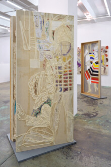 Box Paintings - Installation view, <i data-eio=