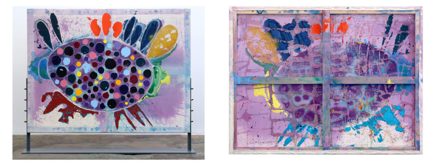 Dona Nelson – Double sided paintings - <i data-eio=