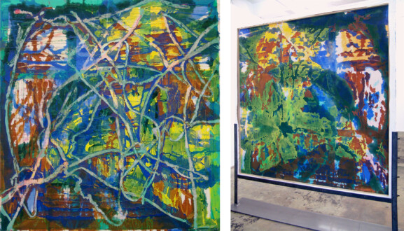 Dona Nelson – Double sided paintings - <i data-eio=