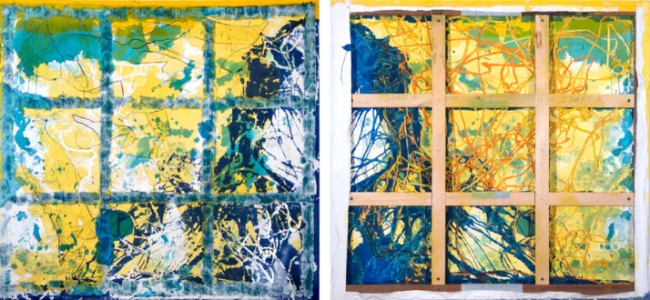 Thomas Erben Gallery | Dona Nelson – Double sided paintings