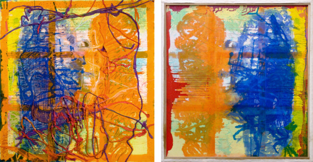 Dona Nelson – Double sided paintings - <i data-eio=