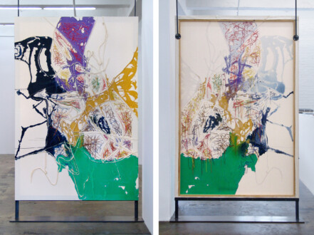 Dona Nelson – Double sided paintings - <i data-eio=