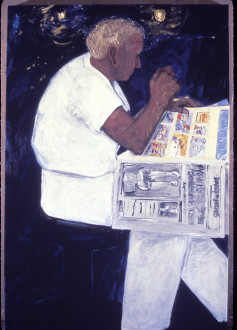 <i>Summer Man</i>, 1982. Oil on canvas, 79 x 58 in.