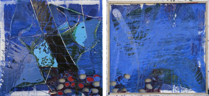 Dona Nelson – Double sided paintings - <i data-eio=